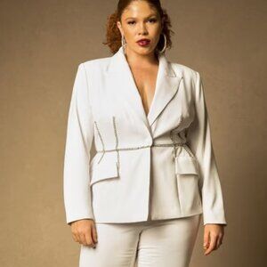 Bridal by ELOQUII Embellished Blazer NWT 24